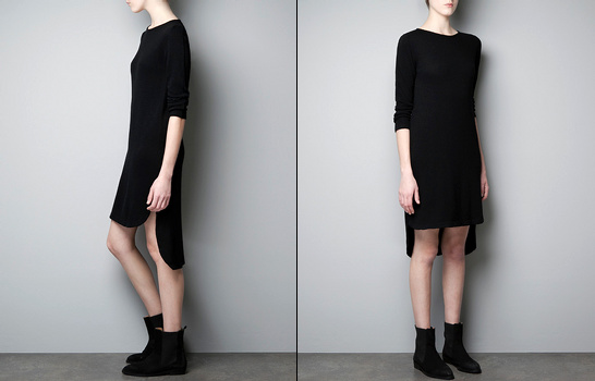 qu'intemporelle, la petite robe noire imaginÃ©e rÃ©cemment par Zara ...