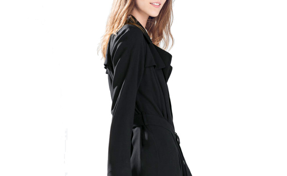 Wanted : un trench liquide noir Zara