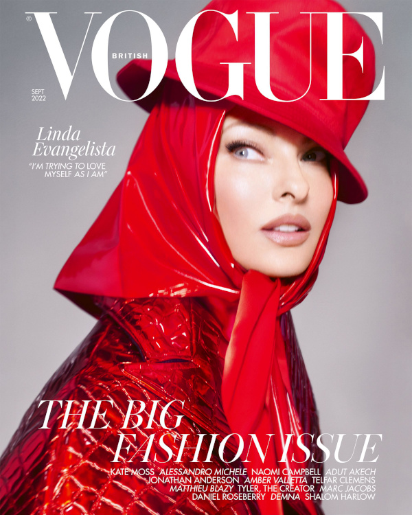Linda Evangelista x Vogue UK