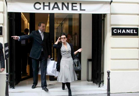 Lily Allen chez Chanel