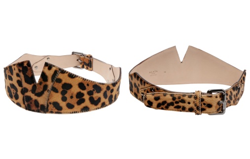 Ceinture léopard Alaïa