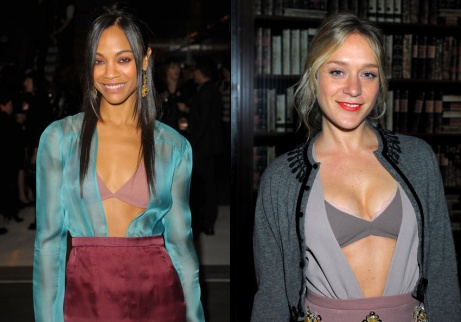 Décolletés Miu Miu à la soirée Prada