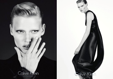 Lara Stone chez Calvin Klein