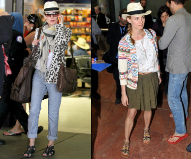 Diane Kruger, looks boho