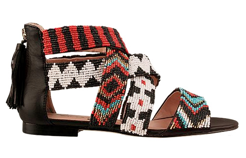 Sandales ethno chic