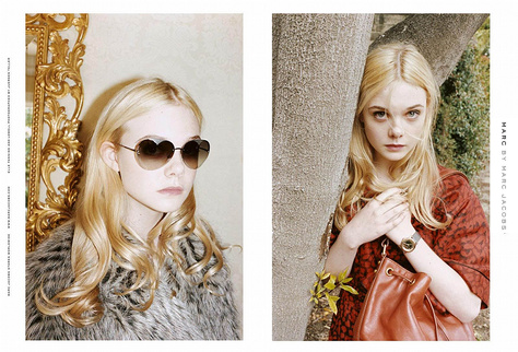 Elle Fanning pour Marc by Marc Jacobs