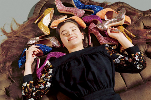 Les escarpins glitter selon Miu Miu