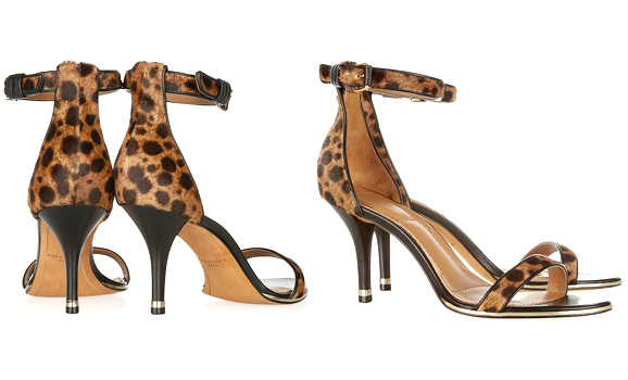 Sandales léopard Givenchy
