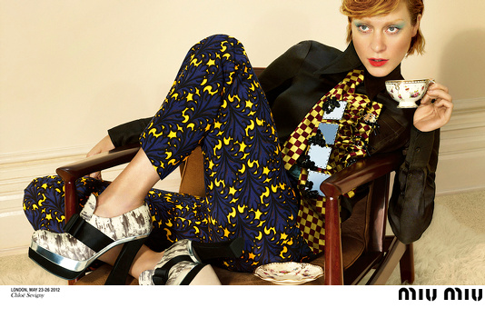 Chloë Sevigny chez Miu Miu