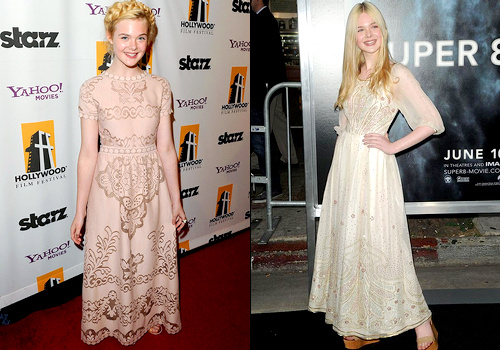 Les robes longues d'Elle Fanning