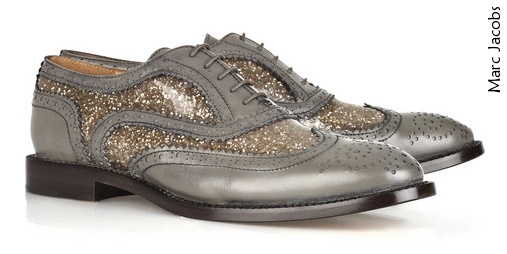 Sequined brogues
