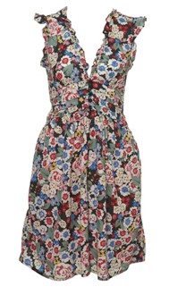 Robe fleurie Topshop