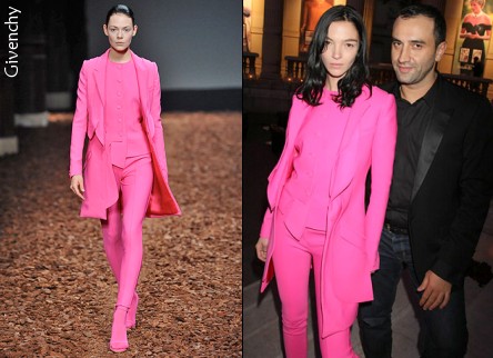 Mariacarla Boscono en Givenchy