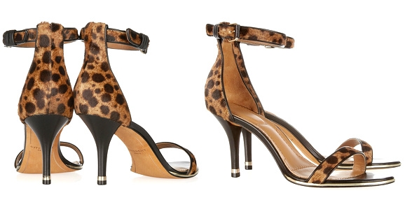 Sandales lopard Givenchy