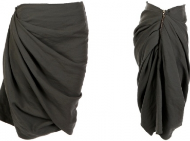 Jupe drapée Lanvin