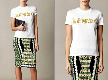Tee-shirt à logo Kenzo