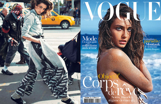 Andreea Diaconu pour Vogue