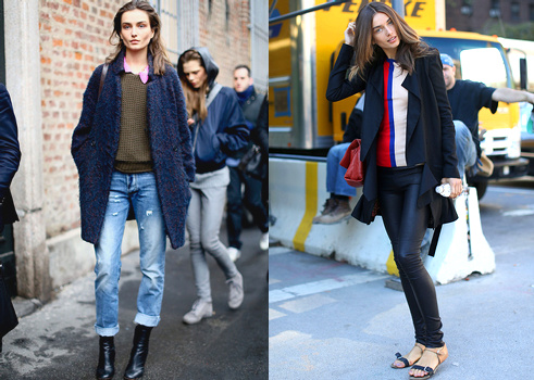 Andreea Diaconu - Streetstyle