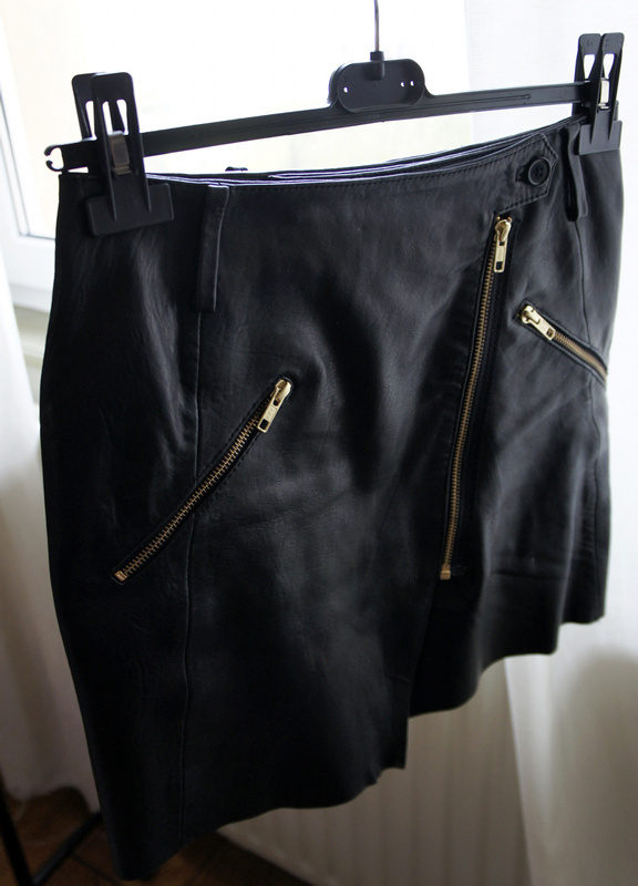 Jupe en cuir The Kooples