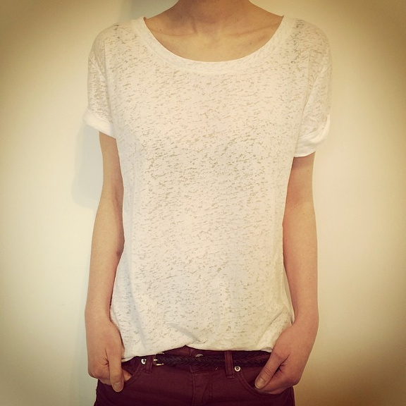 Le parfait tee-shirt blanc loose