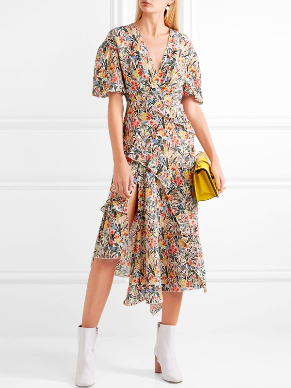 Robe fleurie Topshop