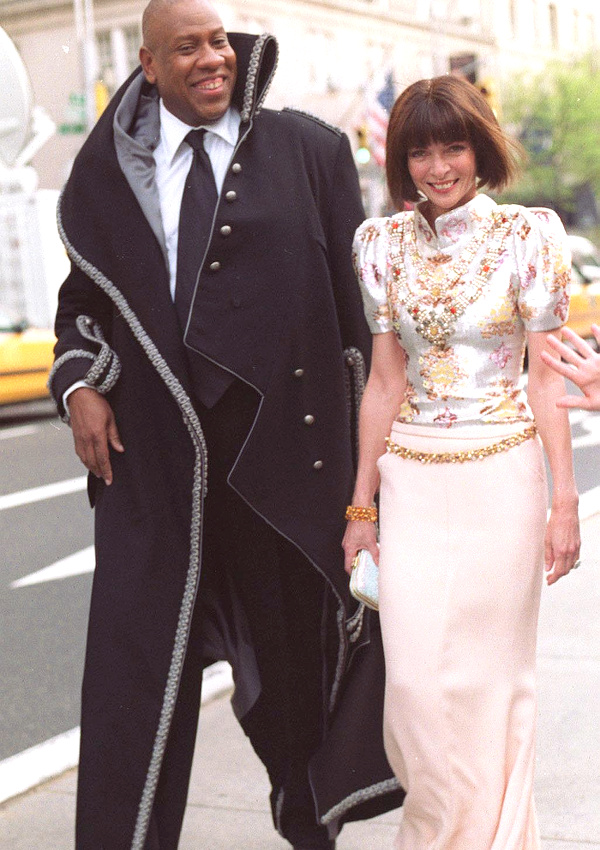 André Leon Talley et Anna Wintour