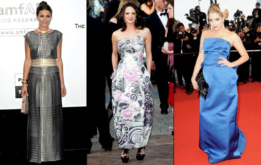 Les robes de Cannes 2009