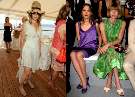 Carine Roitfeld et Anna Wintour