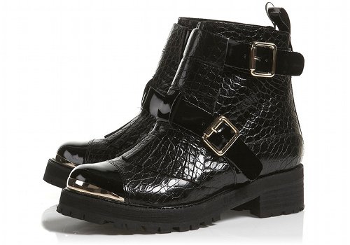 Boots croco Topshop