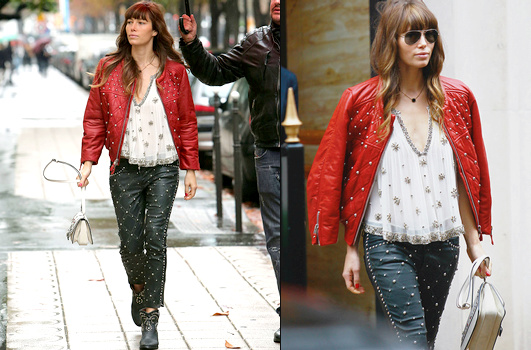 Jessica Biel en Isabel Marant