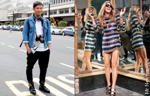 Tommy Ton & Anna Dello Russo
