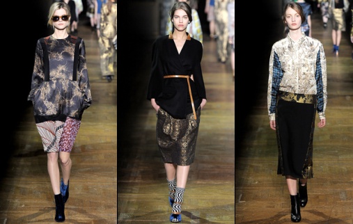 Défilé Dries Van Noten 2012