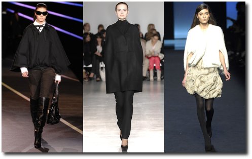 La cape : Tendance automne-hiver 2007-2008