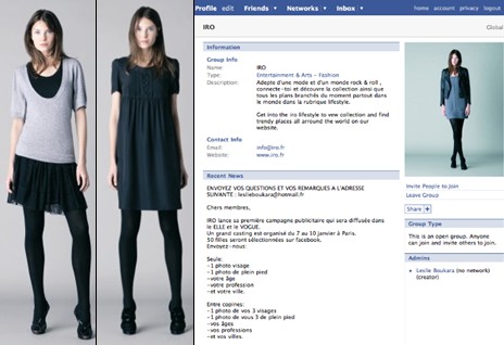 Iro sur Facebook