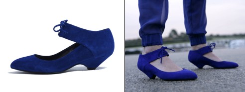 Escarpins bleu Klein Scorah Pattullo