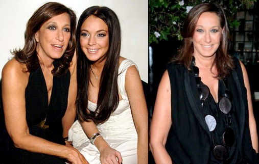 Donna Karan et Lindsay Lohan