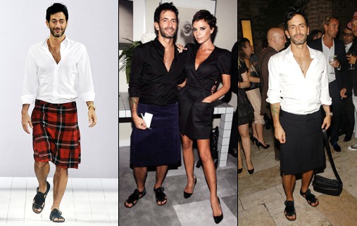 Marc Jacobs en kilt