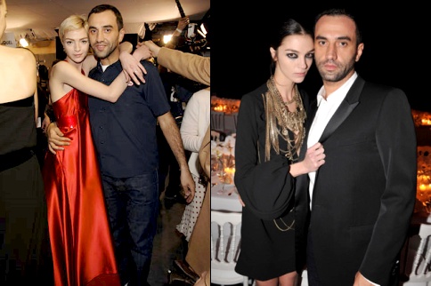 Riccardo Tisci et Mariacarla Boscono