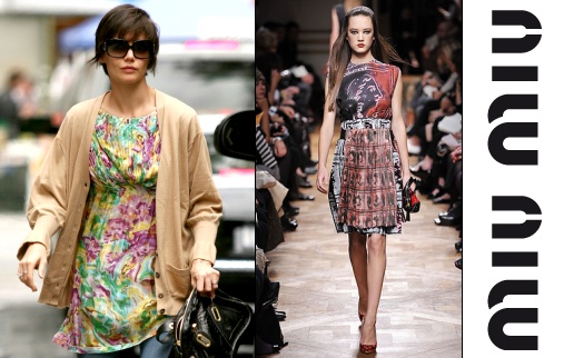 Katie Holmes pour Miu Miu