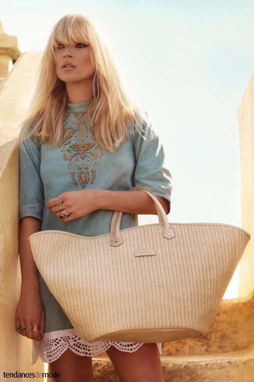 Campagne Kate Moss pour Longchamp - Printemps/t 2011 - Photo 2