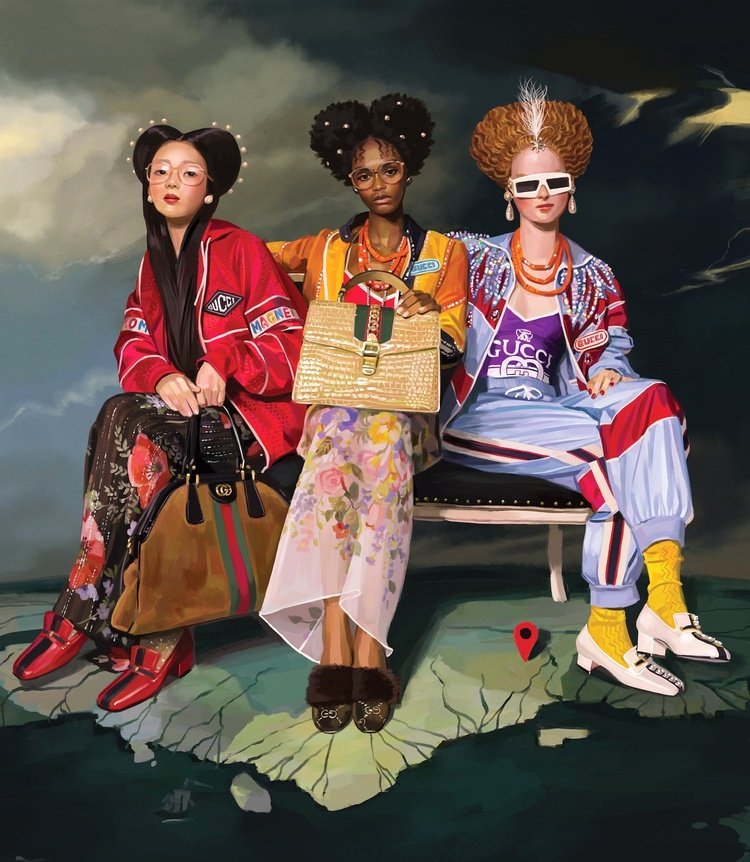 Campagne Gucci - Printemps/t 2018 - Photo 1