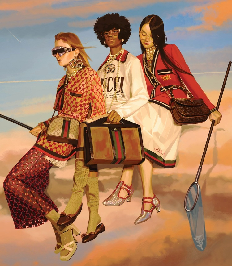 Campagne Gucci - Printemps/t 2018 - Photo 3