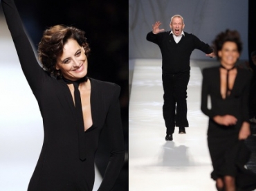 Ins de la Fressange chez Jean Paul Gaultier