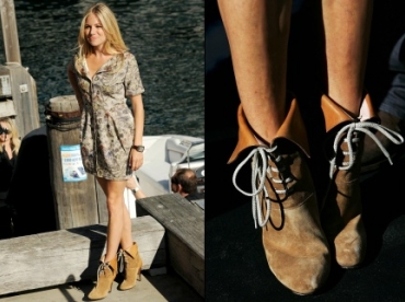 Les bottines Chloé de Sienna Miller