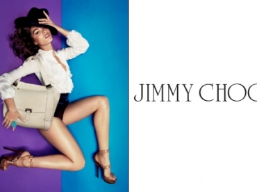 Crystal Renn pour Jimmy Choo