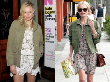 Les vestes army de Kate Bosworth