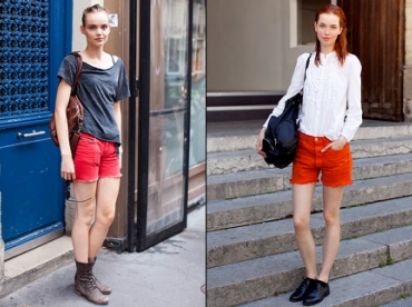 Le short rouge