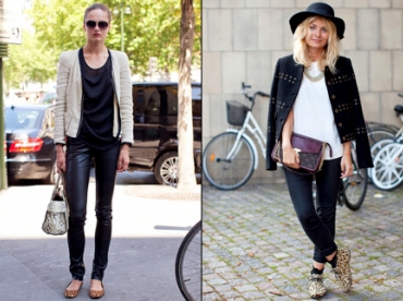 Le pantalon noir,