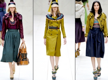 Dfil Burberry Prorsum - Printemps/t 2012