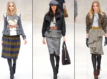 Dfil Burberry Prorsum - Automne/hiver 2012-2013